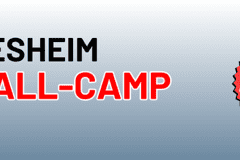 Banner für das Handball-Camp des TuS Griesheim mit Preisangabe ab 75,00 € und Ticketsymbol.