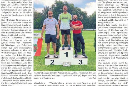Matthias Hübner Europameister