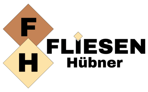 Logo mit den Buchstaben „F“ in einem braunen Raute und „H“ in einer gelben Raute, umgeben von geometrischen Formen.