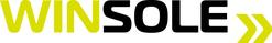 Logo von WINSOLE in Gelb und Schwarz, mit einem stilisierten Pfeil rechts.