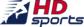 Logo der Marke "HD Sports" mit stilisiertem Sportler und dynamischem Schriftzug in Rot und Blau.