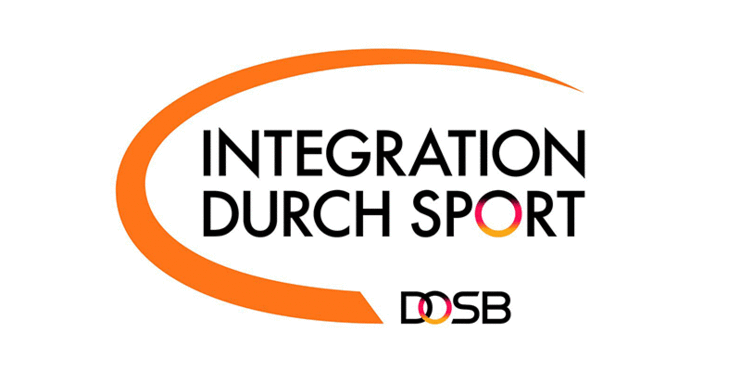 Logo des DOSB, Integration durch Sport